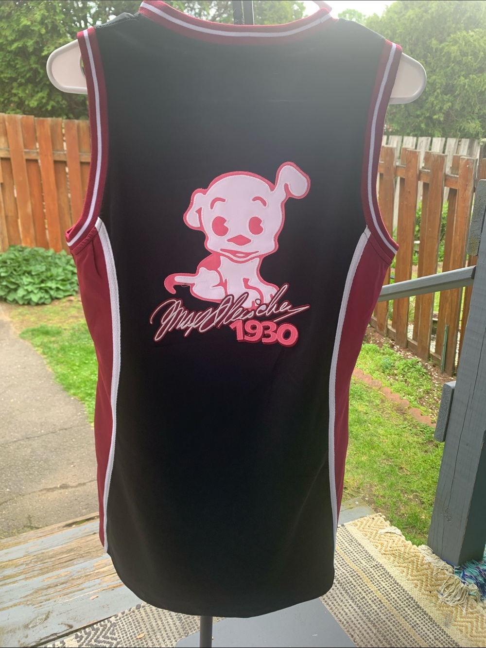 Betty Boop Black & Burgundy Graphic Tank Top Dress! Medium! - Picture 5 of 8